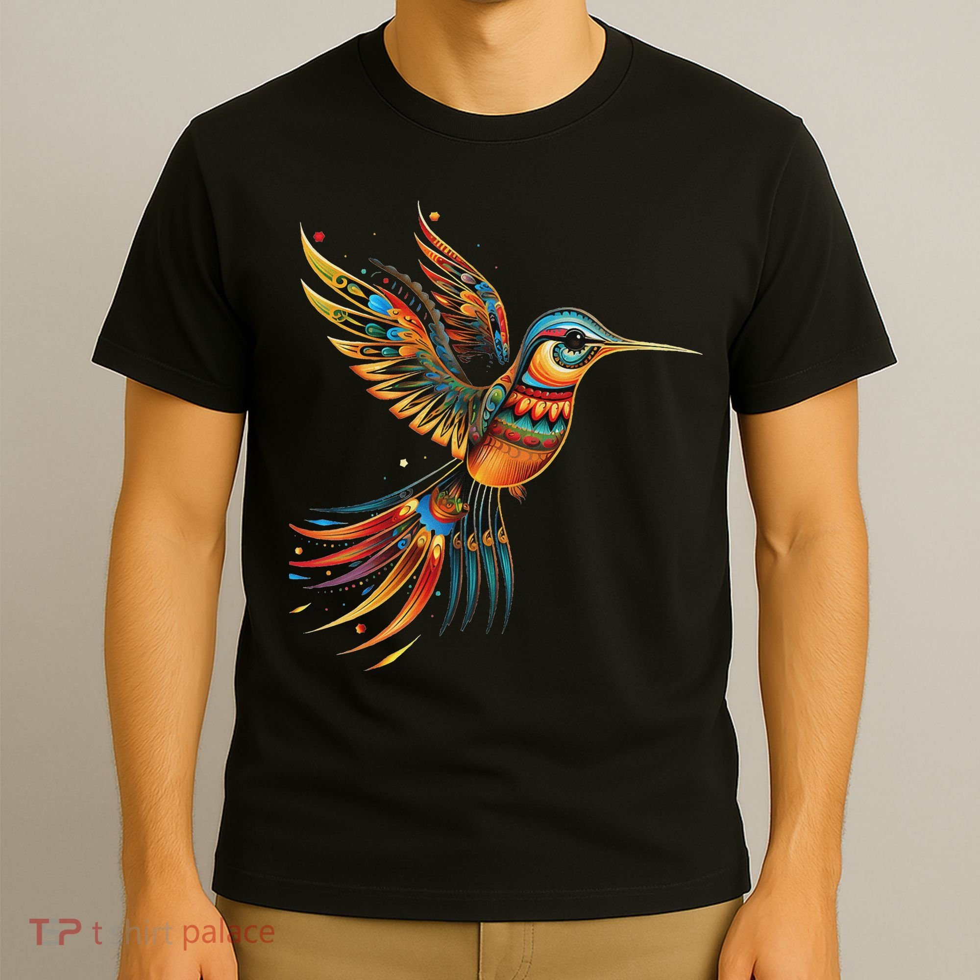 Hummingbird Indian Tribal Art Indian Indigenous T-Shirt