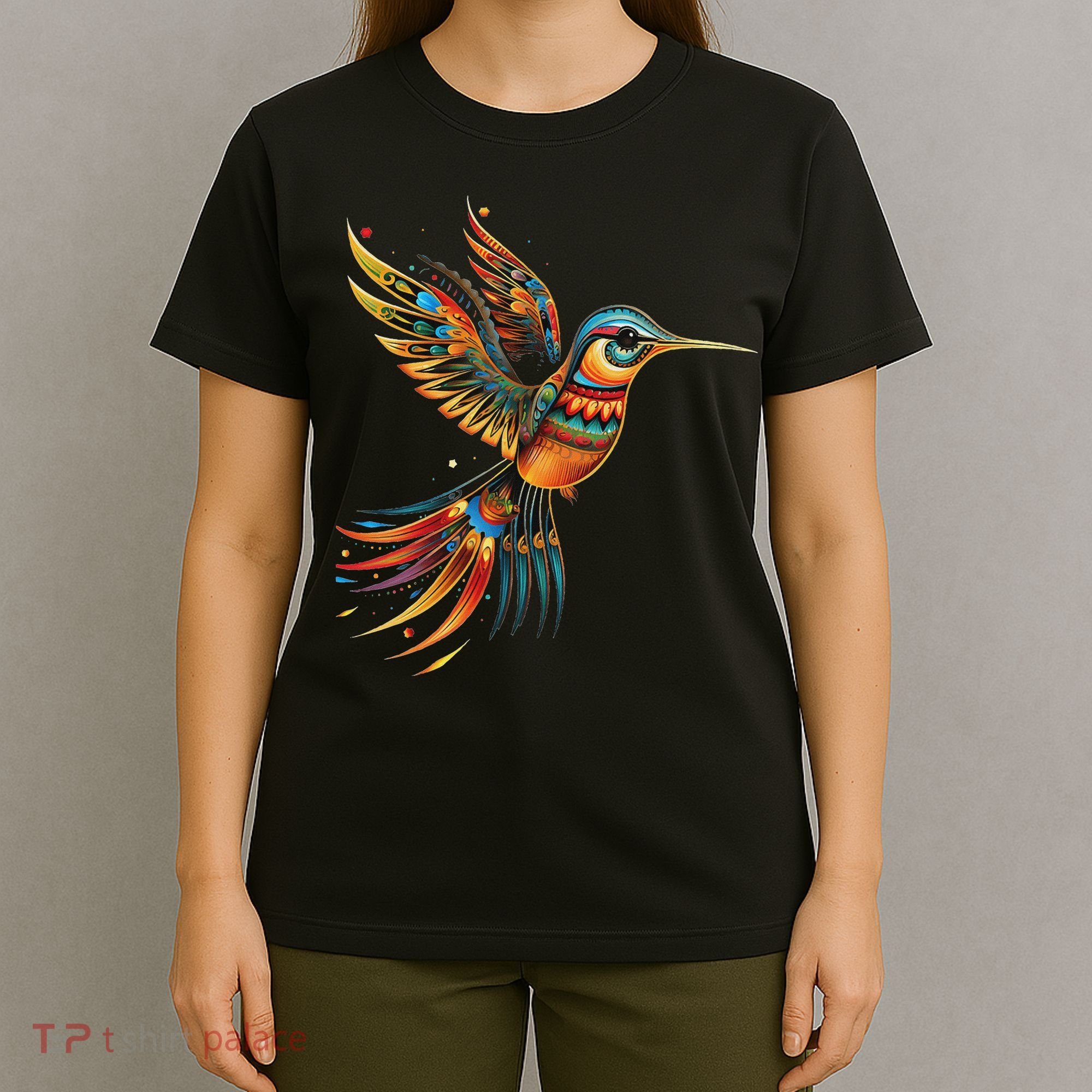 Hummingbird Indian Tribal Art Indian Indigenous T-Shirt