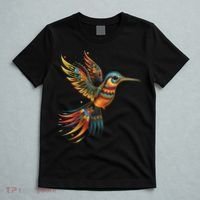 Hummingbird Indian Tribal Art Indian Indigenous T-Shirt thumb 5