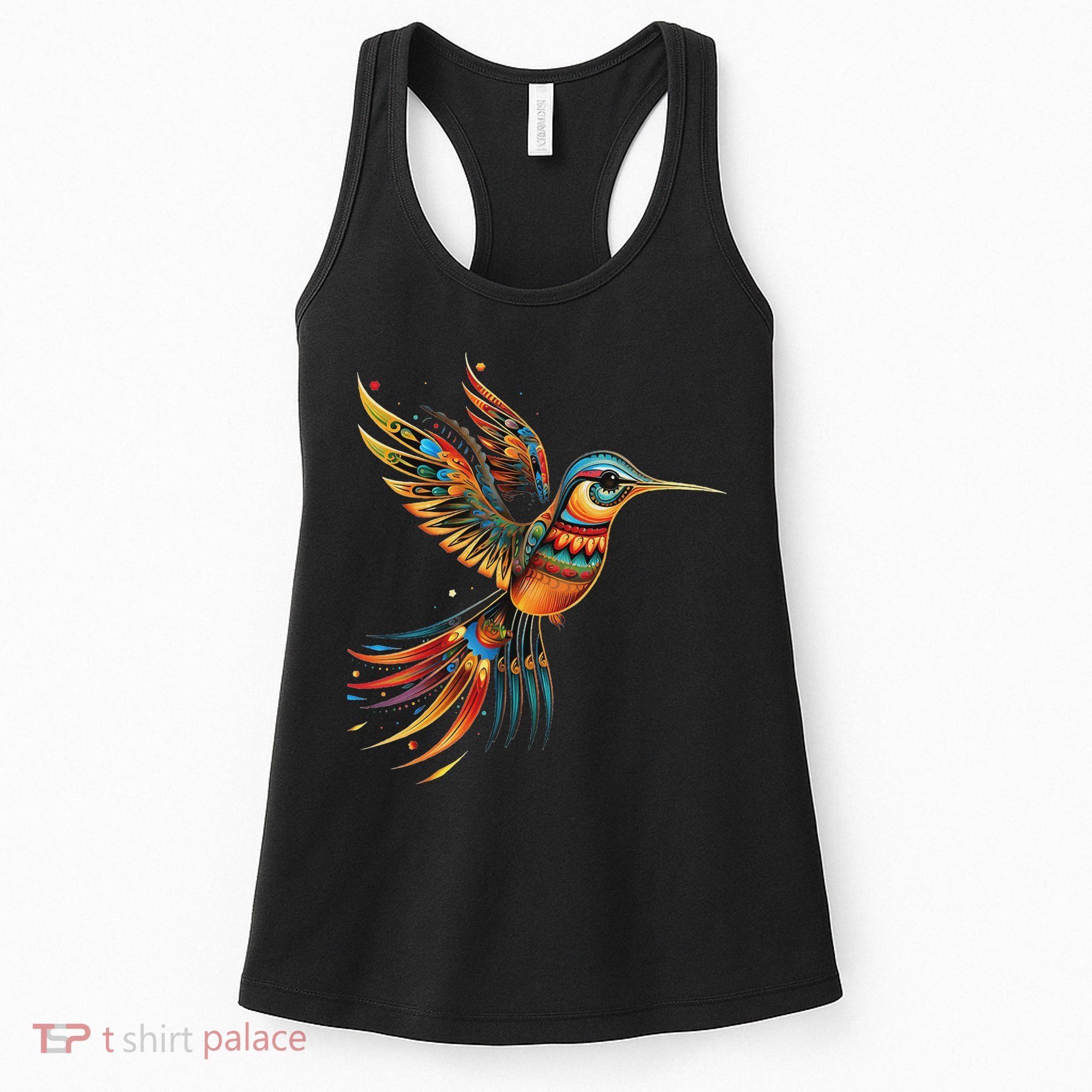 Hummingbird Indian Tribal Art Indian Indigenous Women's Tank Top