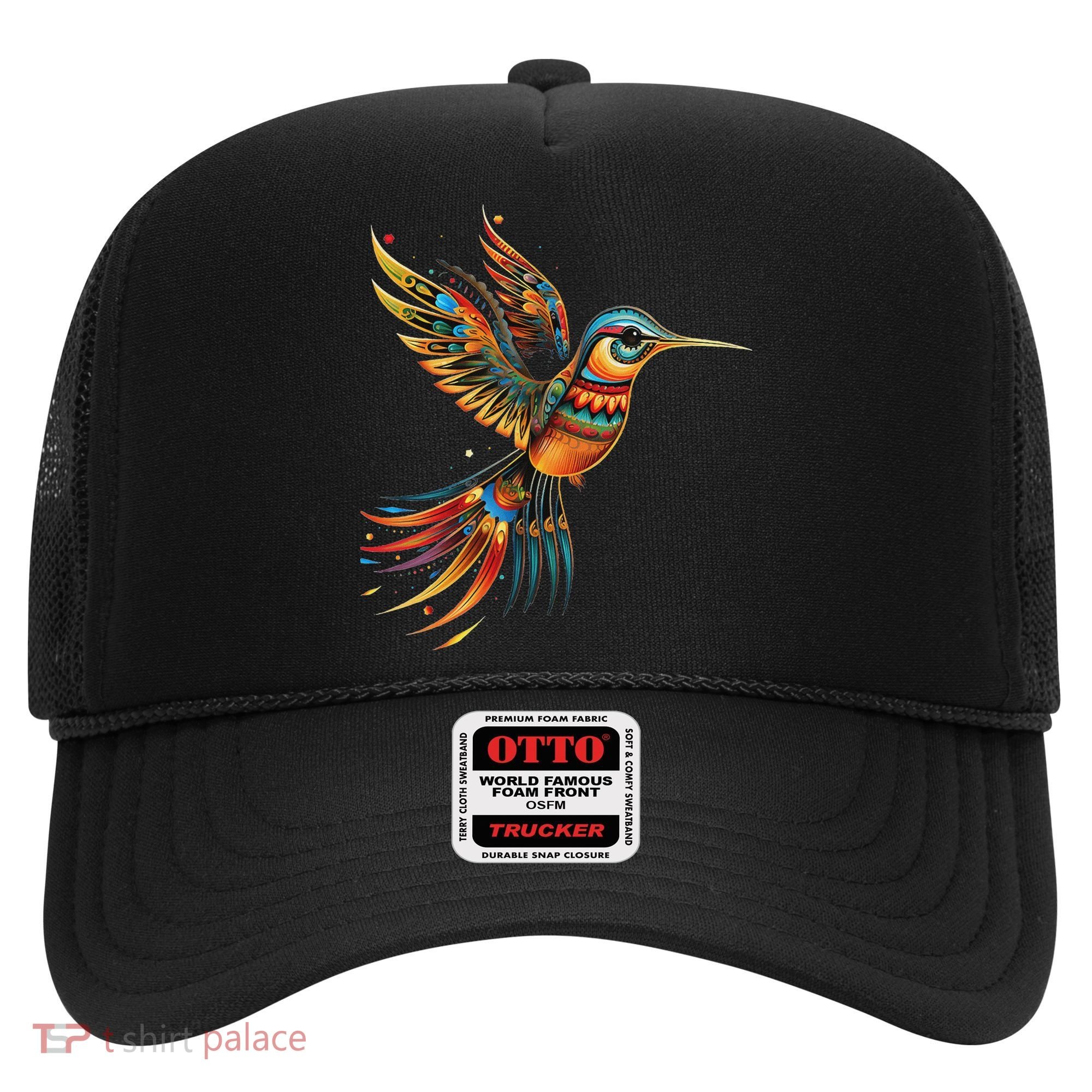 Hummingbird Indian Tribal Art Indian Indigenous Hat