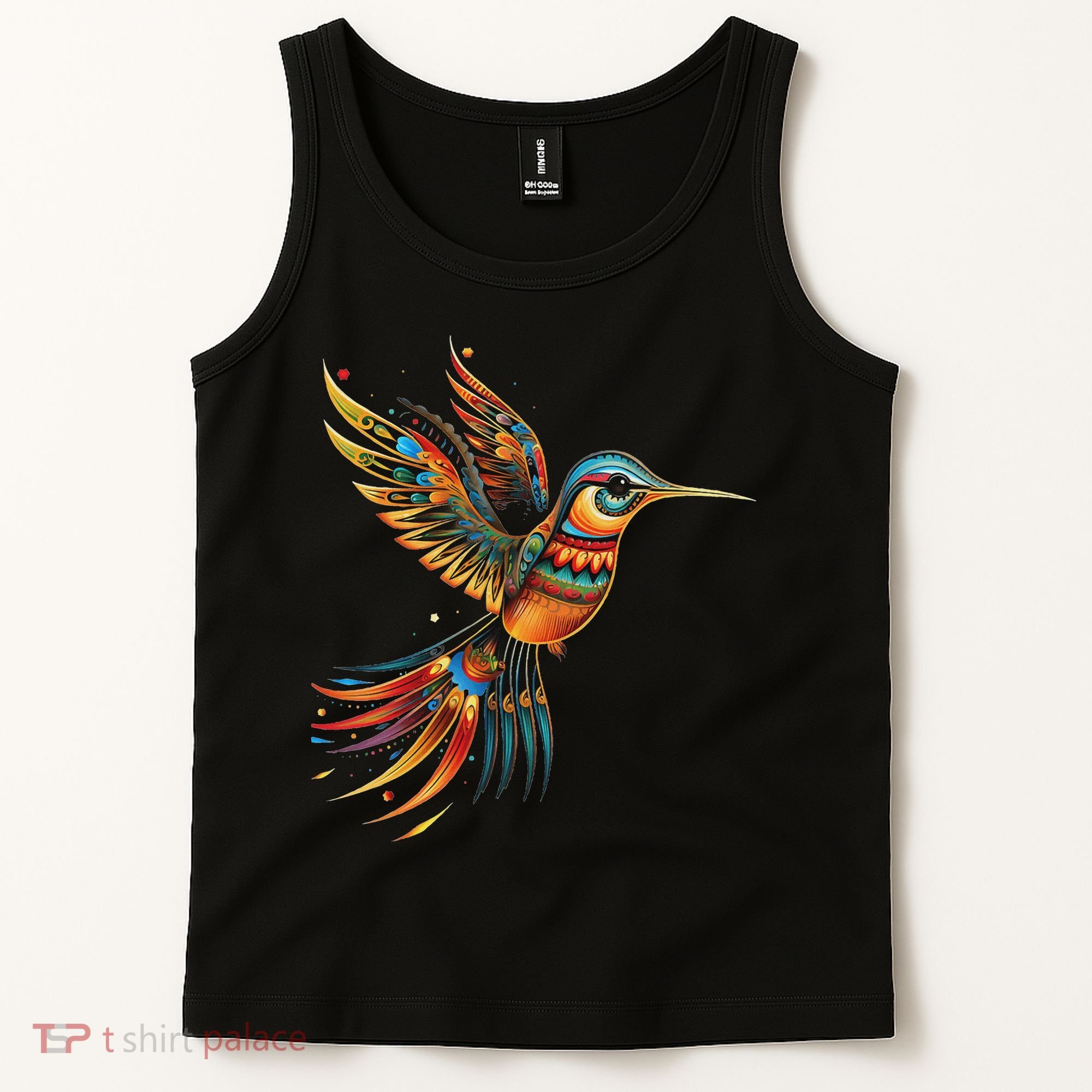 Hummingbird Indian Tribal Art Indian Indigenous Tank Top