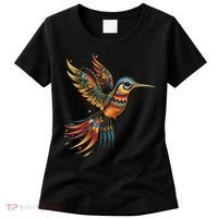Hummingbird Indian Tribal Art Indian Indigenous Women's T-Shirt thumb 0