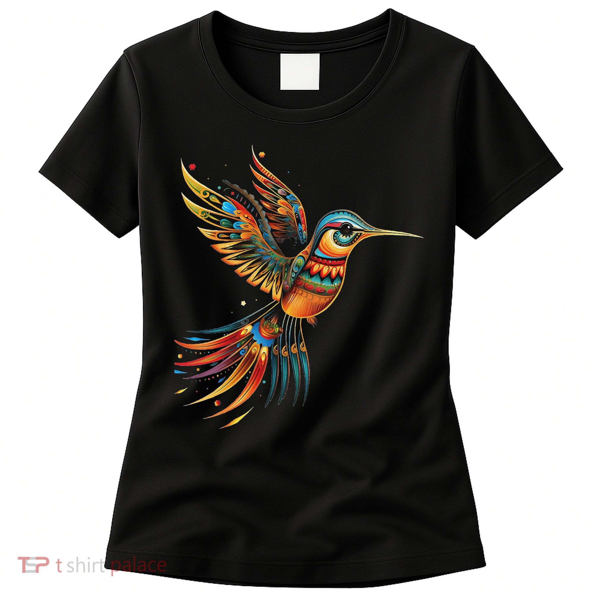 Hummingbird Indian Tribal Art Indian Indigenous Women's T-Shirt