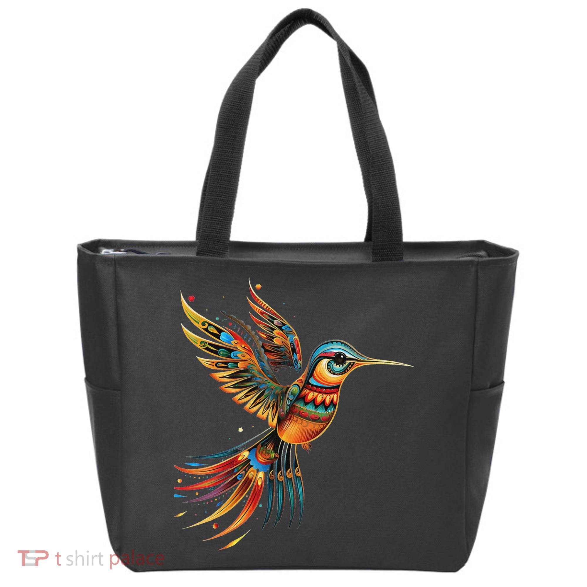 Hummingbird Indian Tribal Art Indian Indigenous Tote Bag