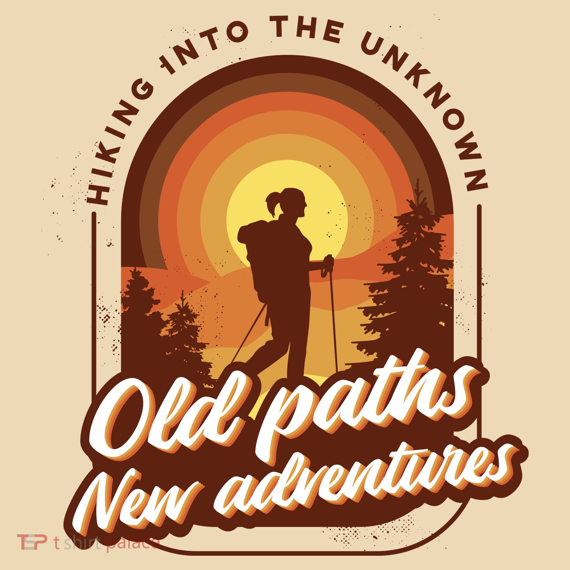 Hiking Into The Unknown Old Paths New Adventures Tote Bag