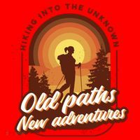 Hiking Into The Unknown Old Paths New Adventures Santa Hat thumb 1