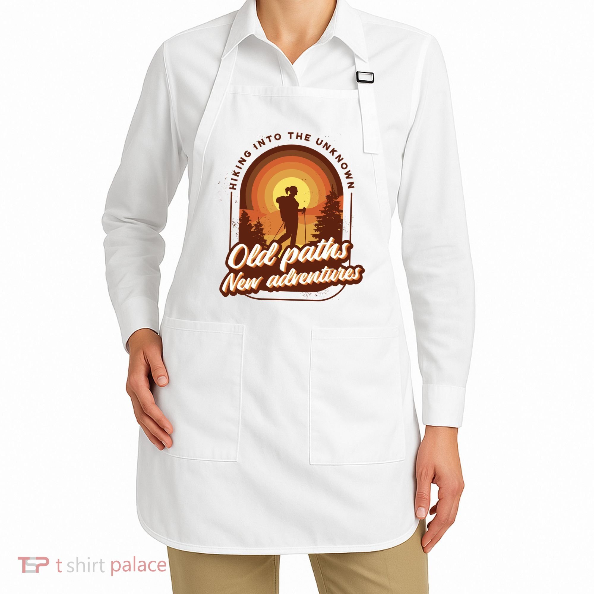 Hiking Into The Unknown Old Paths New Adventures Apron