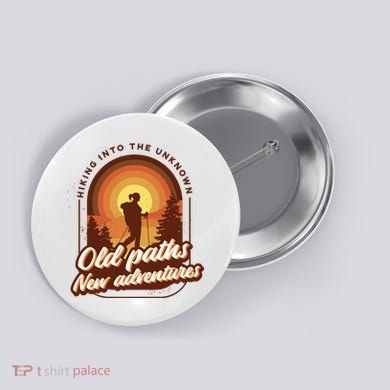Hiking Into The Unknown Old Paths New Adventures Button