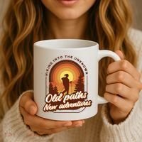 Hiking Into The Unknown Old Paths New Adventures Coffee Mug thumb 3
