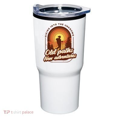 Hiking Into The Unknown Old Paths New Adventures Tumbler