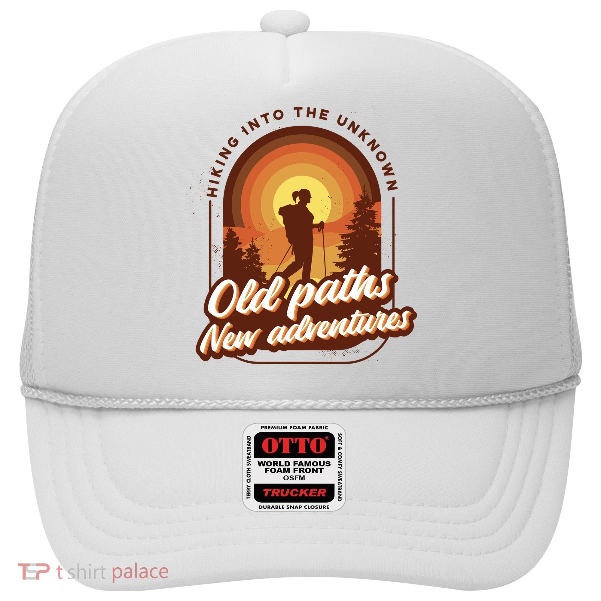 Hiking Into The Unknown Old Paths New Adventures Hat
