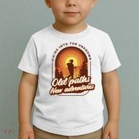 Hiking Into The Unknown Old Paths New Adventures Toddler T-Shirt thumb 2