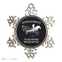 Horse Into The Forest I Go Horse Riding Funny Gift Ornament thumb 0