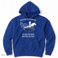 Horse Into The Forest I Go Horse Riding Funny Gift Hoodie thumb 0