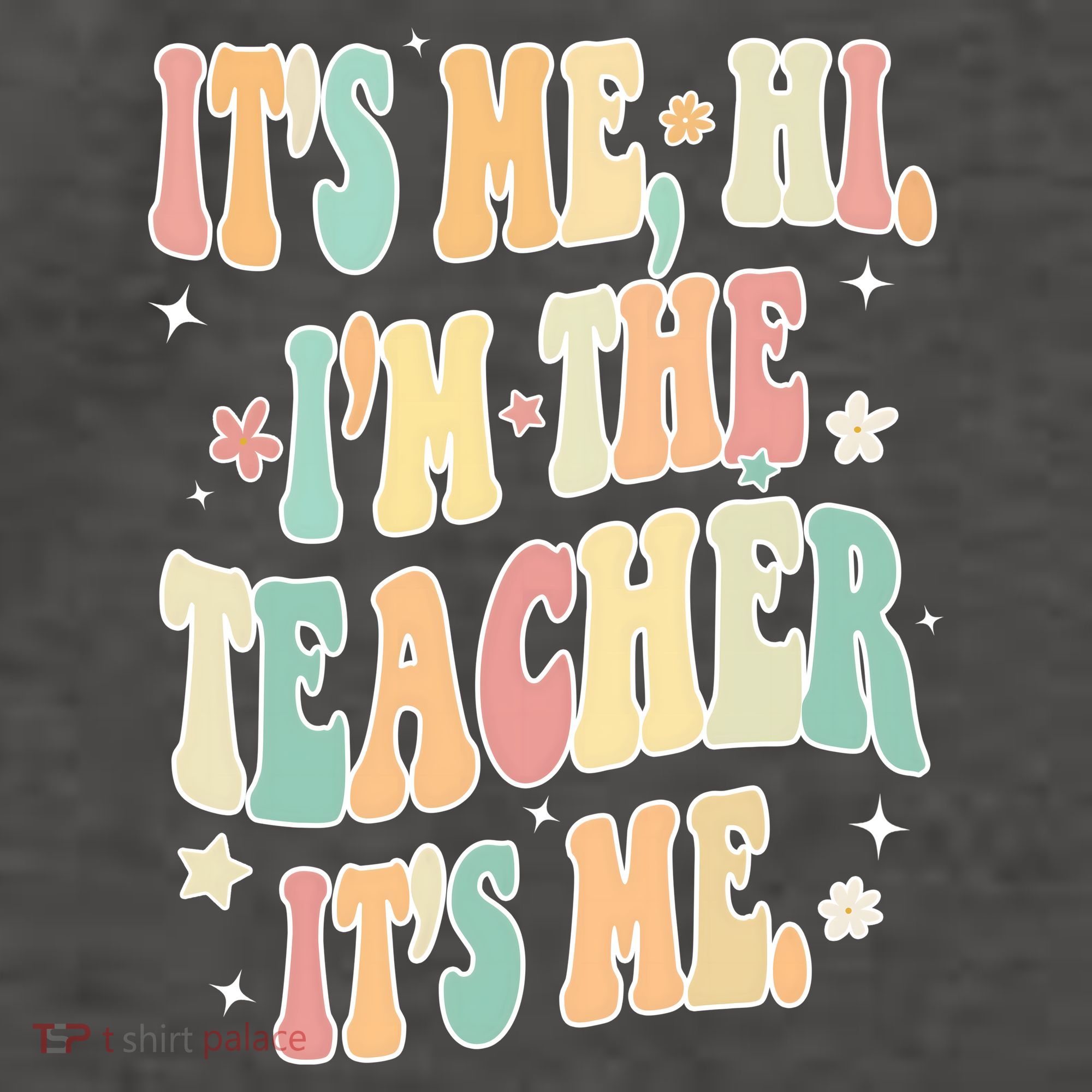 Hi Im The Teacher Its Me Funny Teacher Gift Vector Backpack