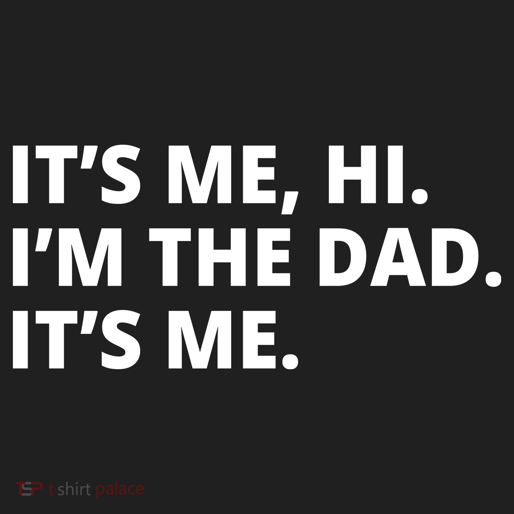 Hi I'm The Dad It's Me Funny Gift Beanie