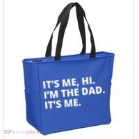 Hi I'm The Dad It's Me Funny Gift Tote Bag thumb 2