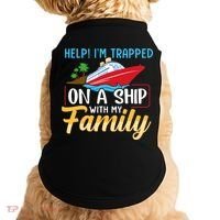 Help I'm Trapped On A Ship With My Family Family Cruise Trip Doggie Tank thumb 0