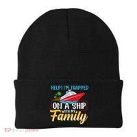 Help I'm Trapped On A Ship With My Family Family Cruise Trip Beanie thumb 0