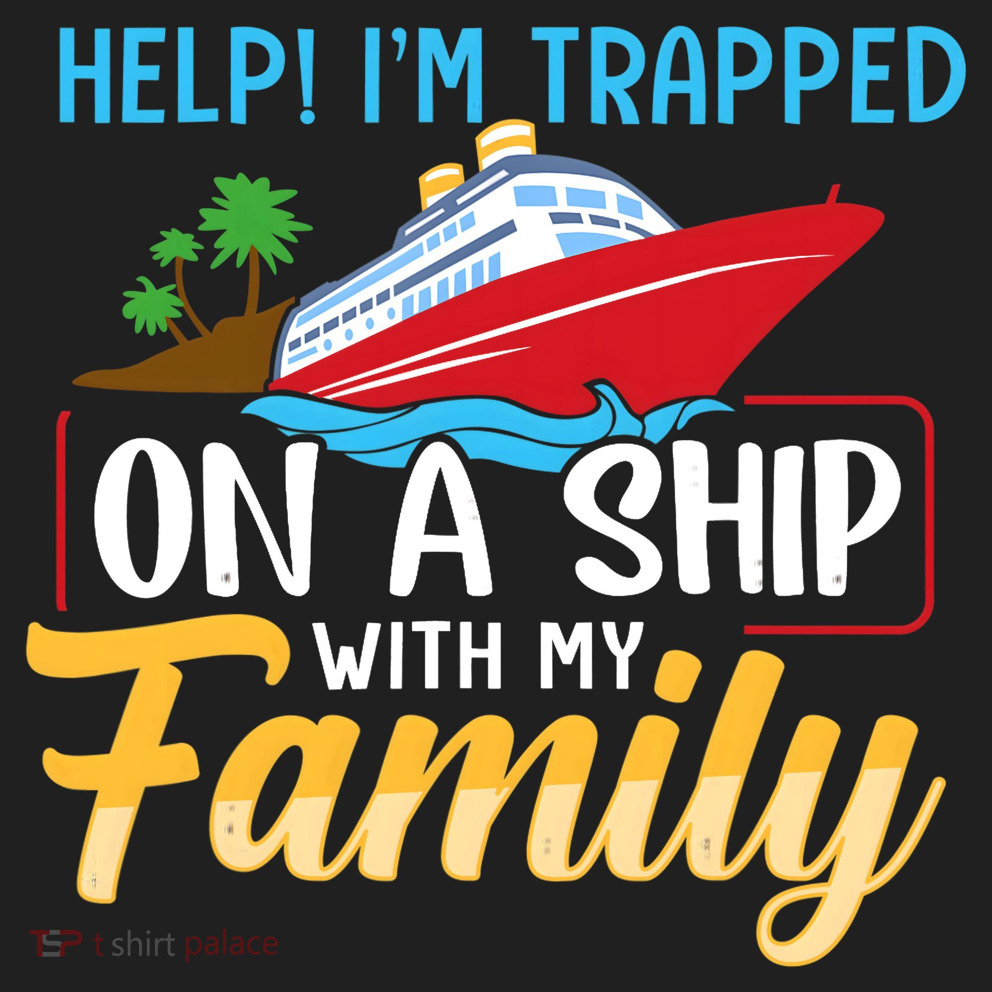 Help I'm Trapped On A Ship With My Family Family Cruise Trip Beanie
