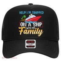 Help I'm Trapped On A Ship With My Family Family Cruise Trip Hat thumb 0