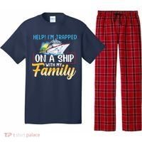 Help I'm Trapped On A Ship With My Family Cruise Pajama Set thumb 0