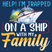 Help I'm Trapped On A Ship With My Family Cruise Baby Bodysuit thumb 2