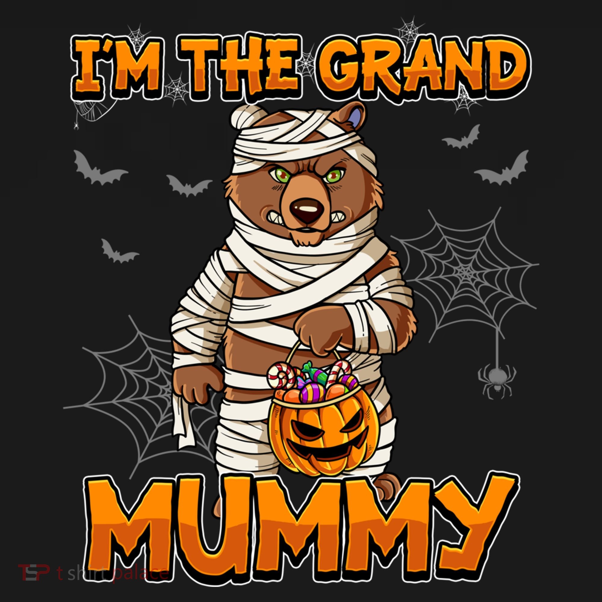 Halloween IM The Grand Mummy Grandma Halloween Great Gift Bucket Hat