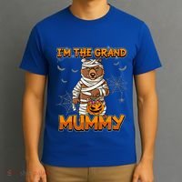 Halloween IM The Grand Mummy Grandma Halloween Great Gift T-Shirt thumb 3