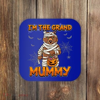 Halloween IM The Grand Mummy Grandma Halloween Great Gift Coaster