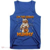 Halloween IM The Grand Mummy Grandma Halloween Great Gift Tank Top thumb 0