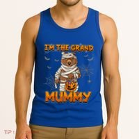Halloween IM The Grand Mummy Grandma Halloween Great Gift Tank Top thumb 3
