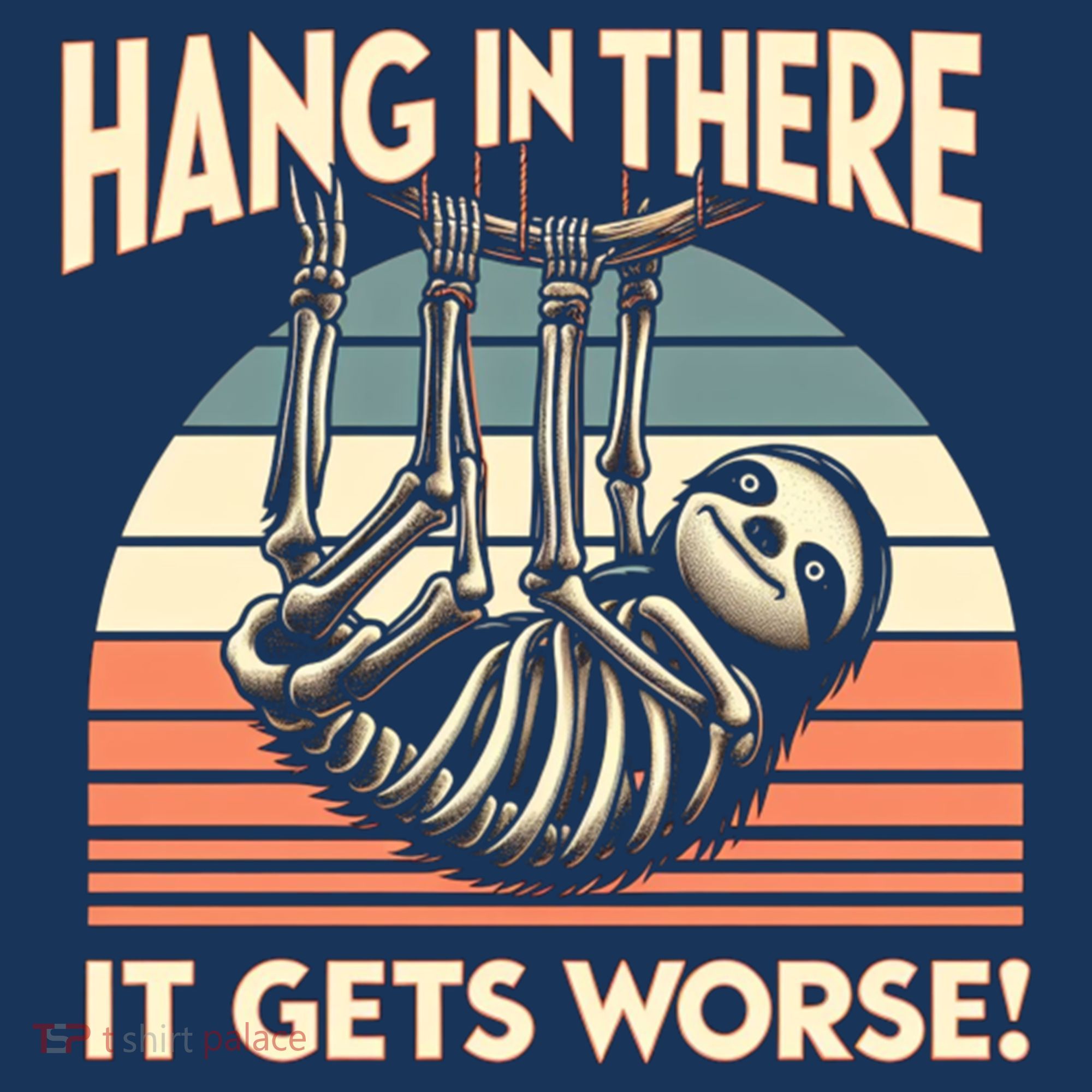 Hang In There It Gets Worse Button