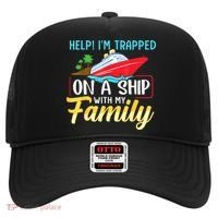 Help I'm Trapped On A Ship With My Family Family Cruise Trip Hat thumb 0