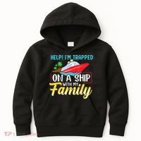 Help I'm Trapped On A Ship With My Family Family Cruise Trip Kids Hoodie thumb 0