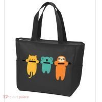 Hang In There Cat Sloth And Koala Cute Tote Bag thumb 3