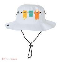 Hang In There Cat Sloth And Koala Cute Bucket Hat thumb 0