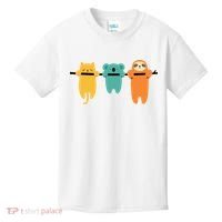 Hang In There Cat Sloth And Koala Cute Kids T-Shirt thumb 0