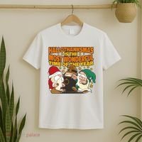 Hallothanksmas Is The Most Wonderful Time Of The Year Holiday Gnomes T-Shirt thumb 2