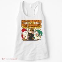 Hallothanksmas Is The Most Wonderful Time Of The Year Holiday Gnomes Women's Tank Top thumb 0