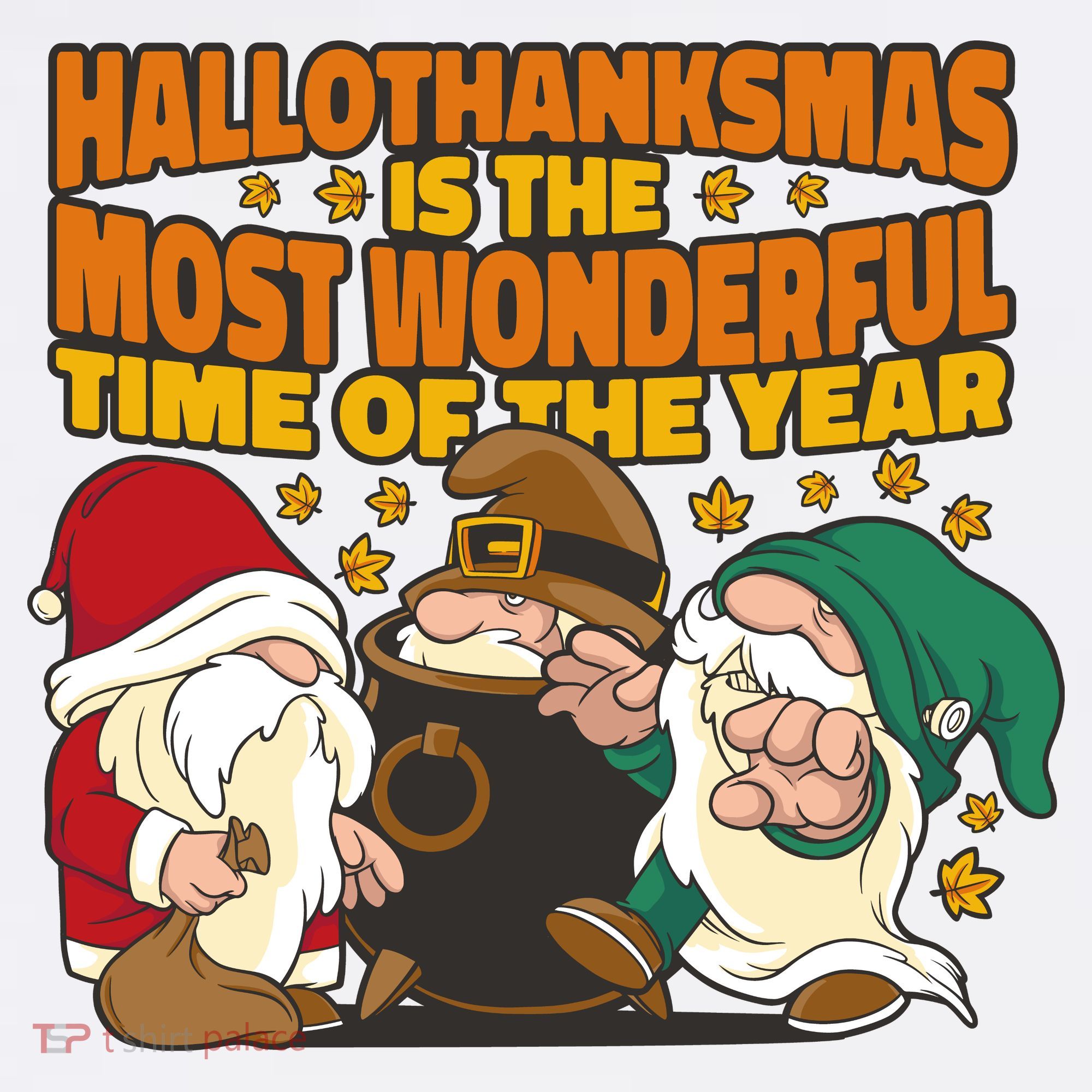 Hallothanksmas Is The Most Wonderful Time Of The Year Holiday Gnomes Baby Bodysuit