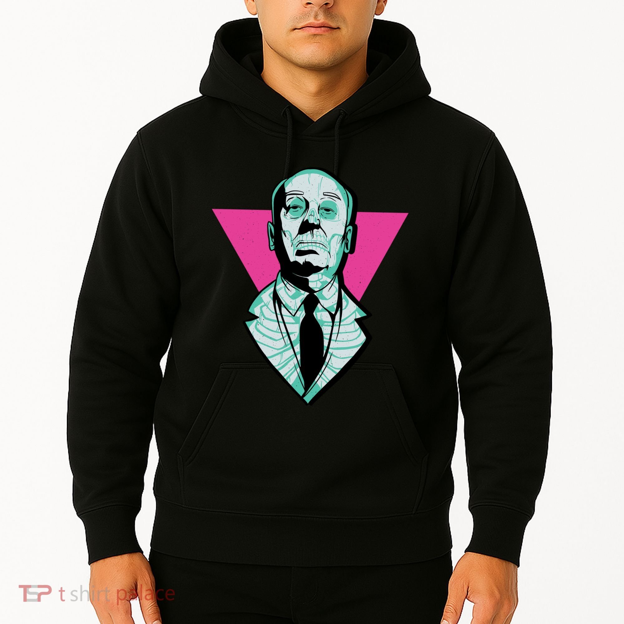 Hitchcock Neon Skull Hoodie