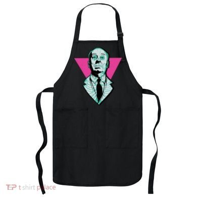 Hitchcock Neon Skull Apron