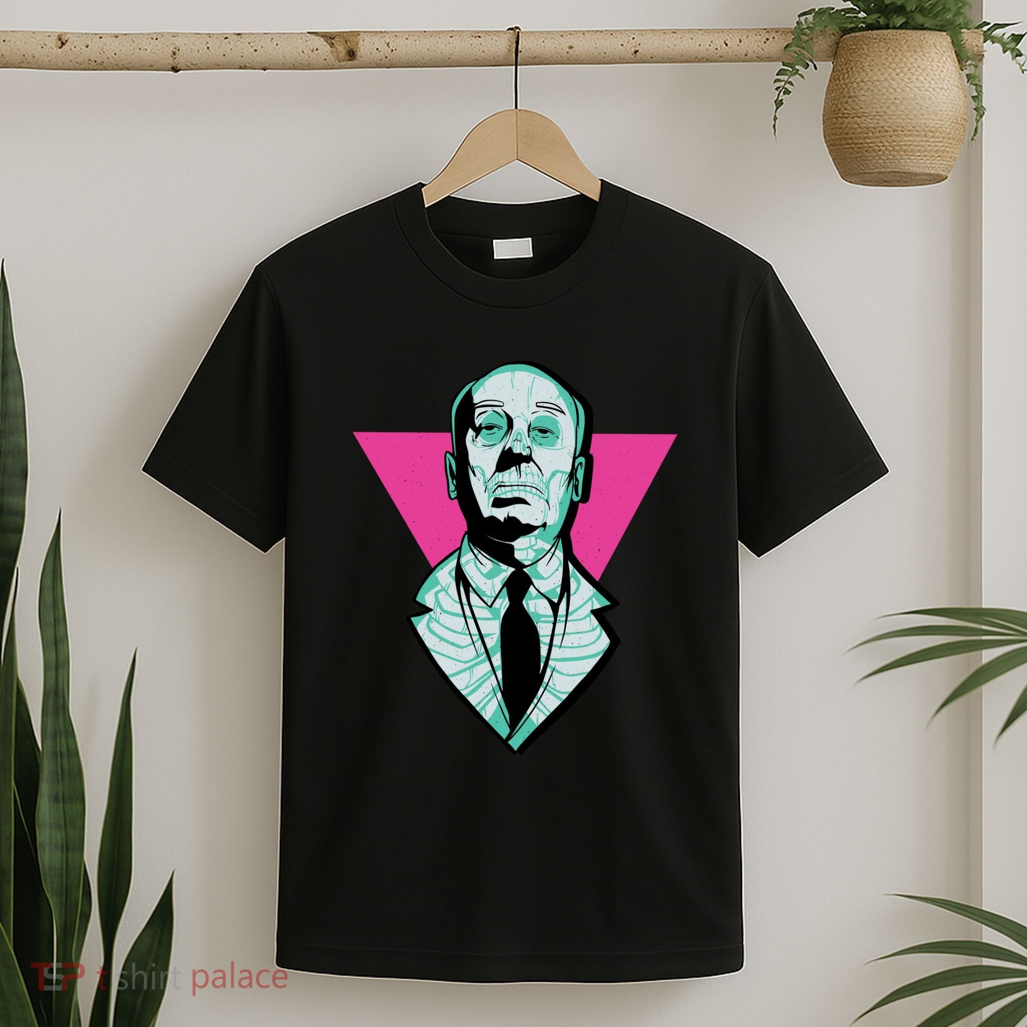 Hitchcock Neon Skull T-Shirt