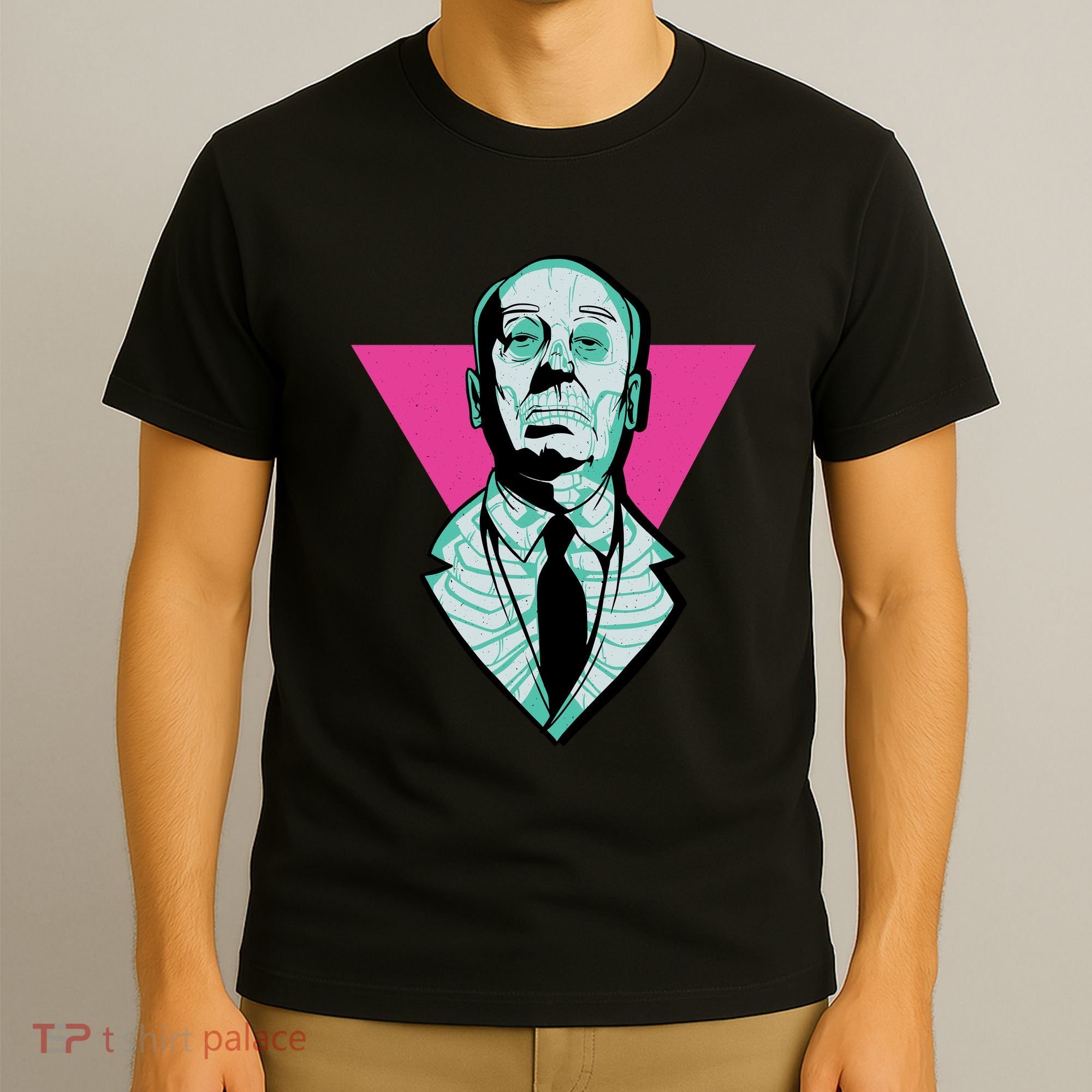 Hitchcock Neon Skull T-Shirt