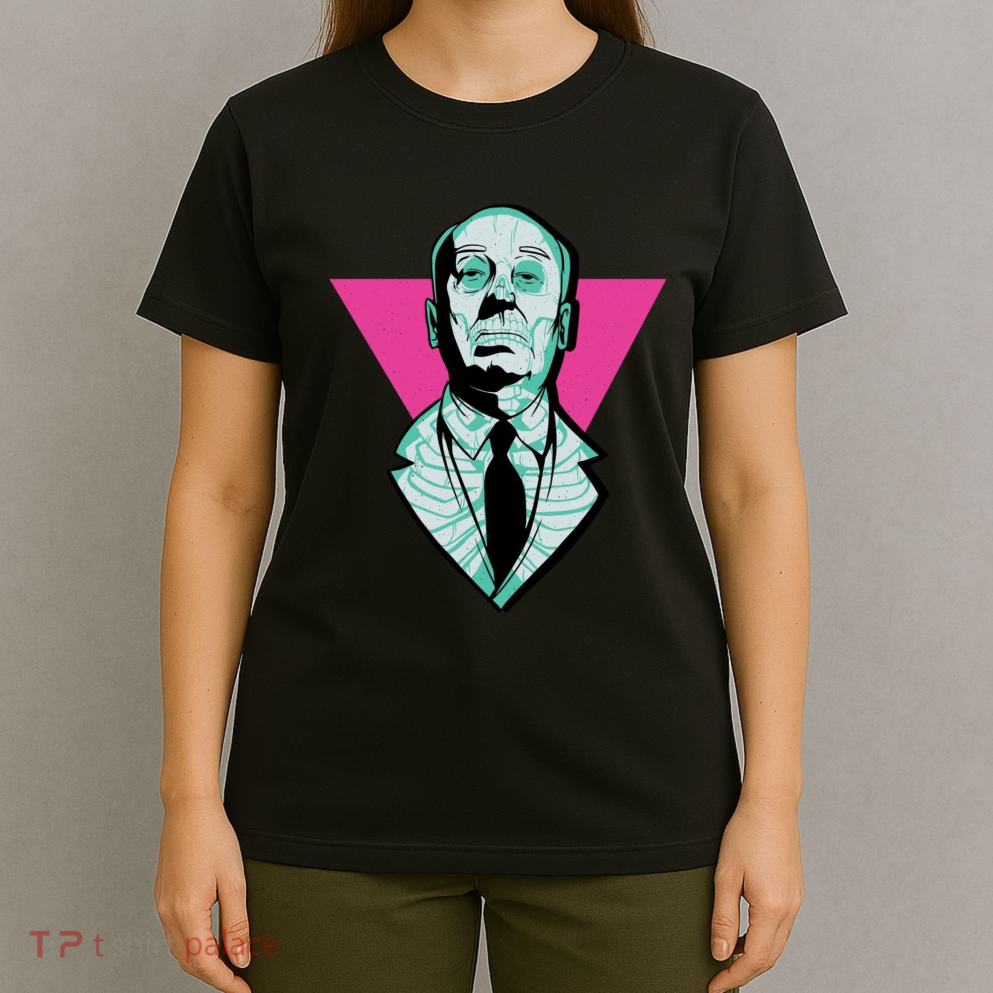Hitchcock Neon Skull T-Shirt