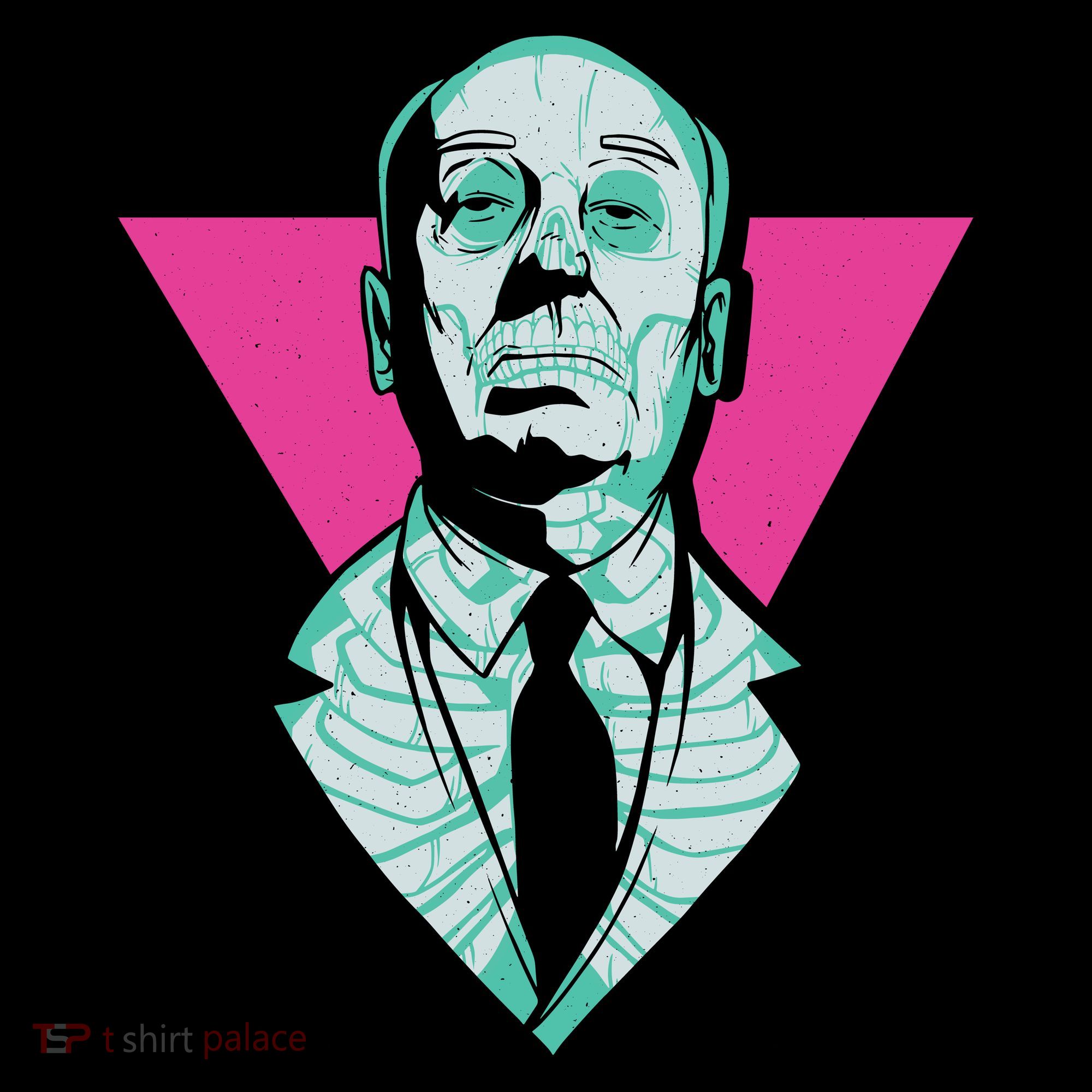 Hitchcock Neon Skull T-Shirt