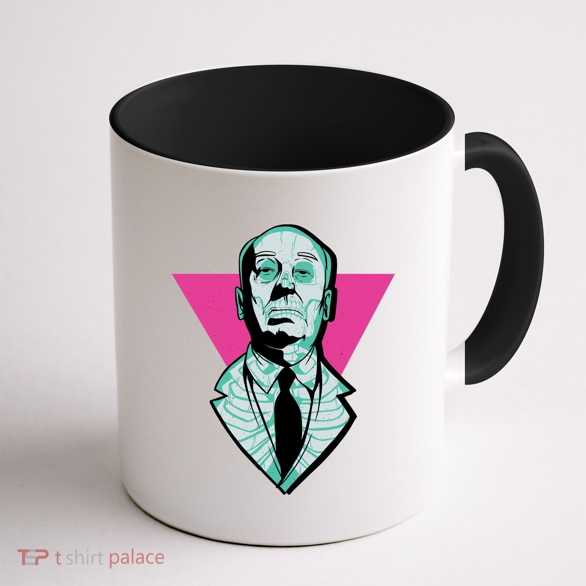 Hitchcock Neon Skull Coffee Mug