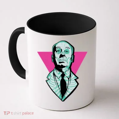 Hitchcock Neon Skull Coffee Mug